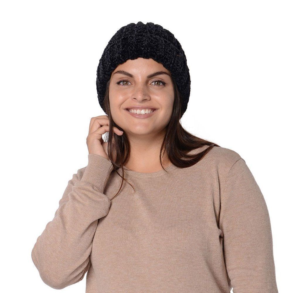 Beanie Black  Polyester & Acrylic